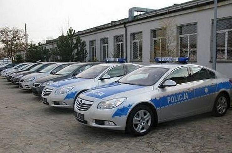 Radiowozy polskiej policji Moto