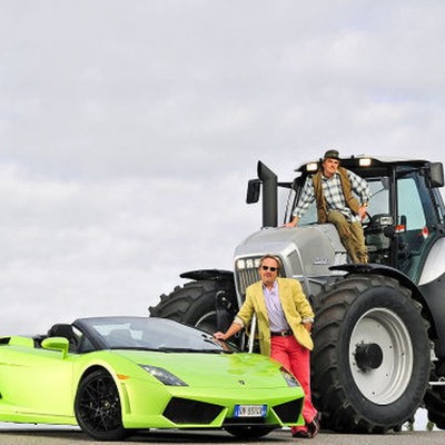 Traktor Lamborghini kontra Gallardo
