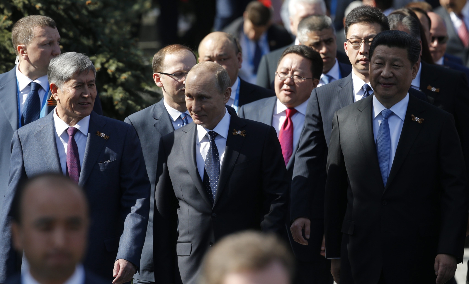 Władimir Putin wśród zaproszonych gości
