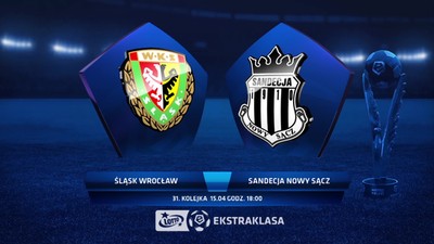 Śląsk - Sandecja (1:0): zobacz skrót meczu