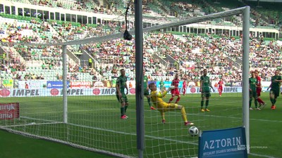 Śląsk - Piast (2:1): Zivec strzela kontaktowego gola dla Piasta! Słowik bezradny po rykoszecie po uderzeniu pomocnika