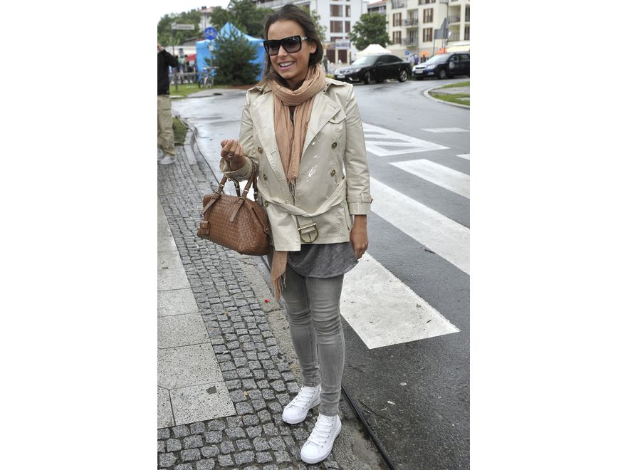 Kwitnąca Anna Mucha w ciąży na festiwalu Karuzela Cooltury 2011