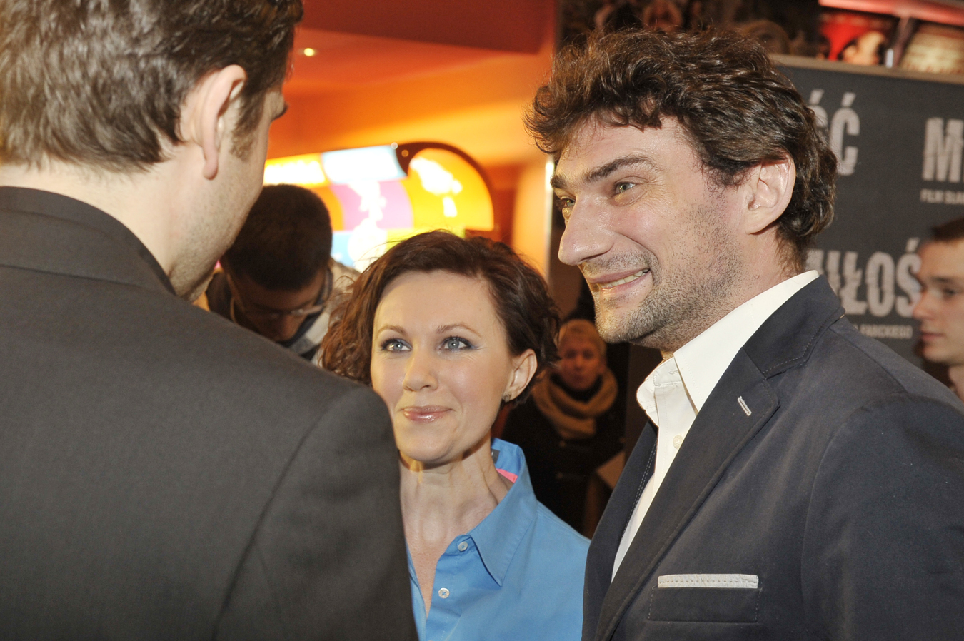 Sławomir Fabicki na premierze filmu