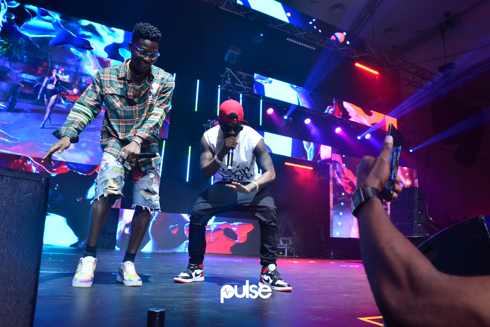 Reekado Banks and Skibii thrilled fans at the Teni Billionaire's Concert