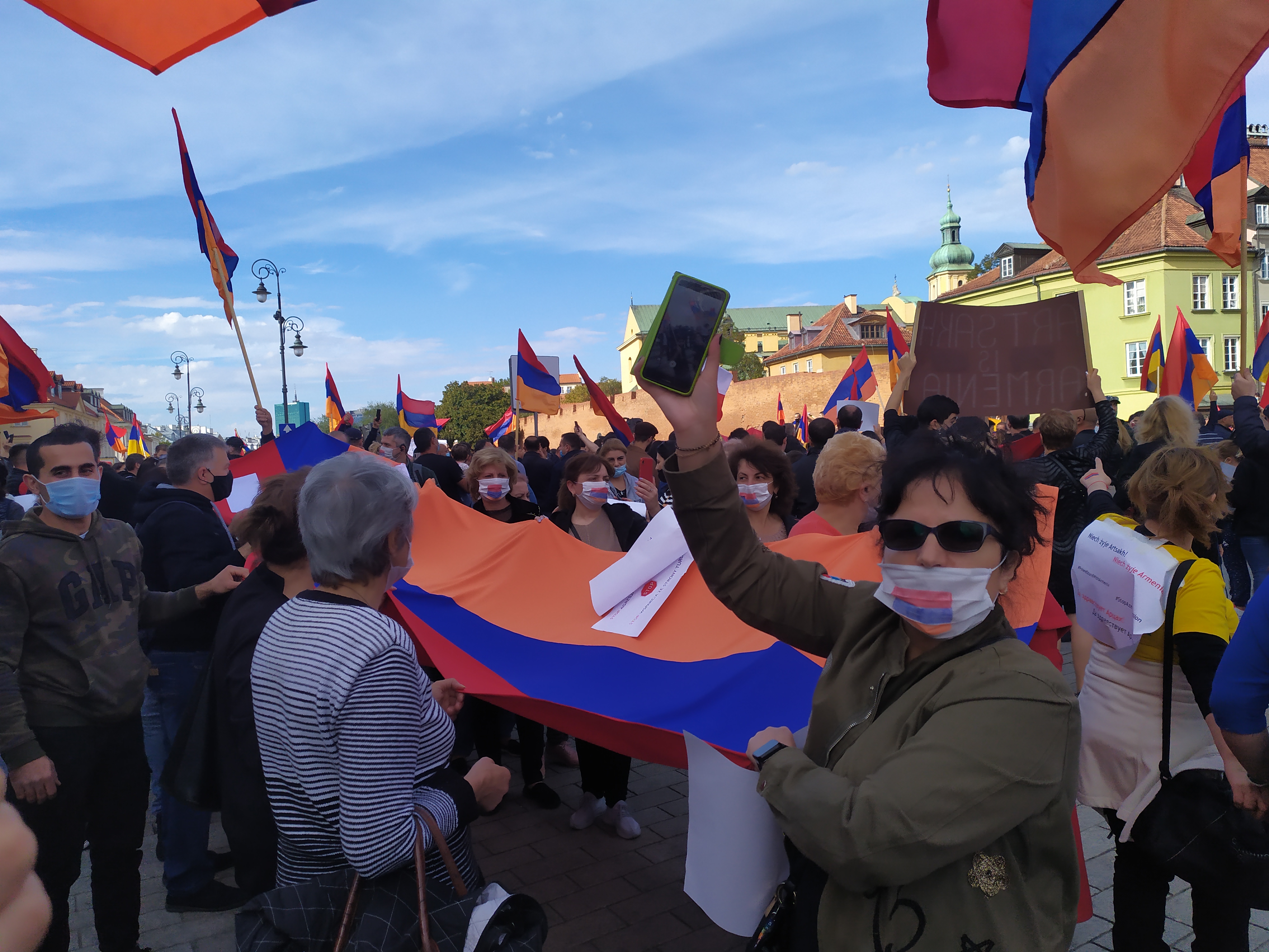 Marsz Ormian na Placu Zamkowym