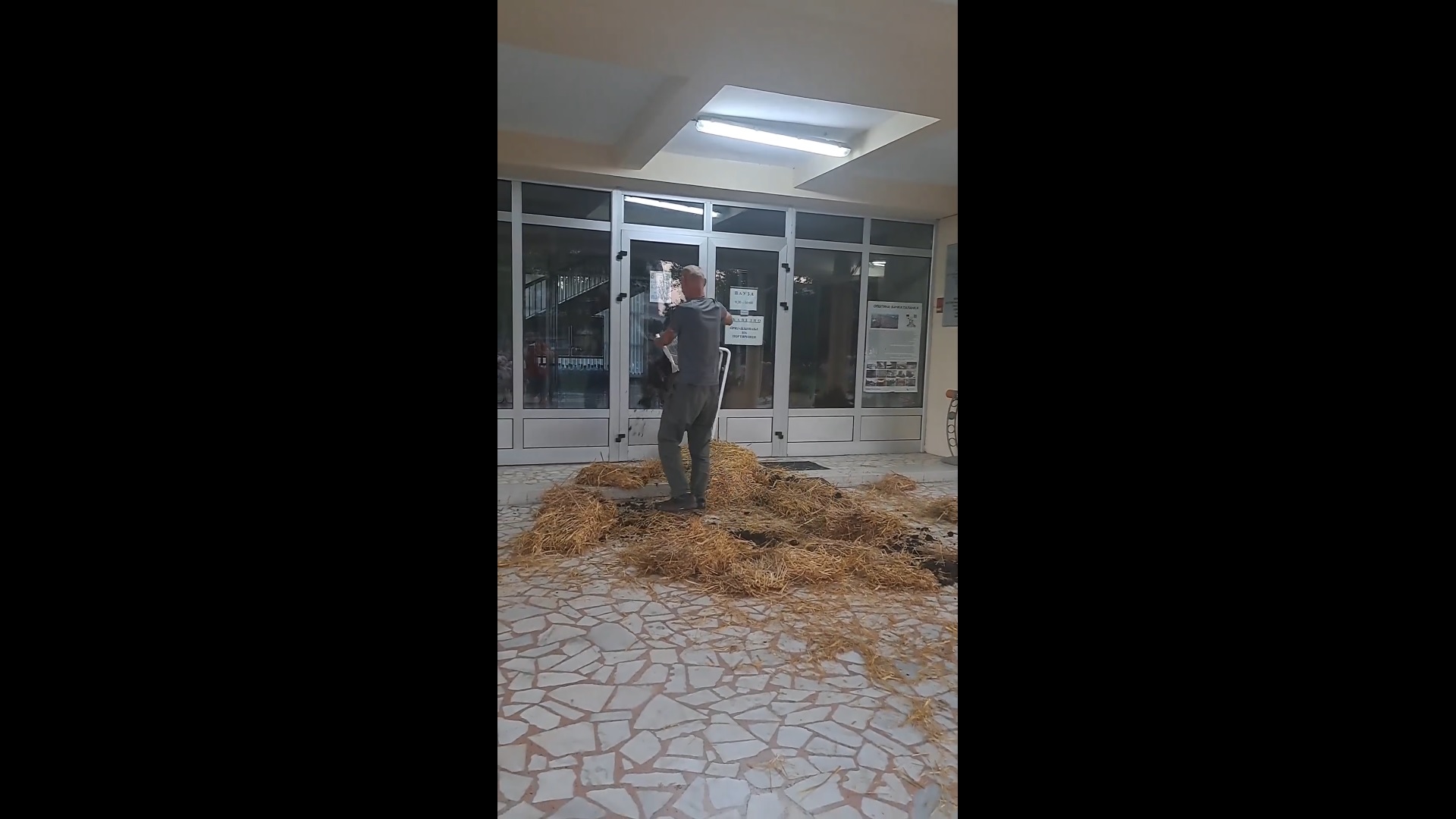 Forrnak az indulatok Palánkán: juhtrágyát hordtak a polgármesteri hivatal elé a dühös tiltakozók – videón a meghökkentő akció