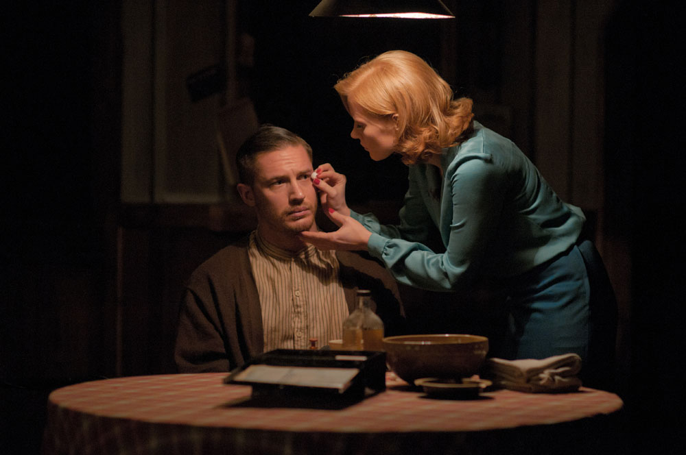 Tom Hardy i Jessica Chastain w filmie