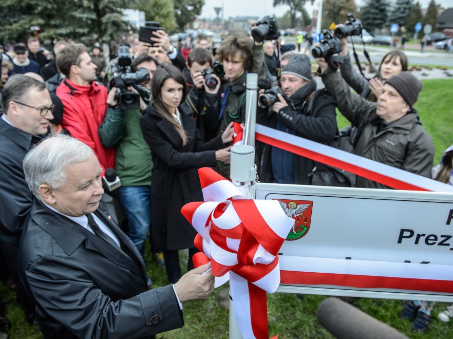 Jarosław Kaczyński i Marta Kaczyńska