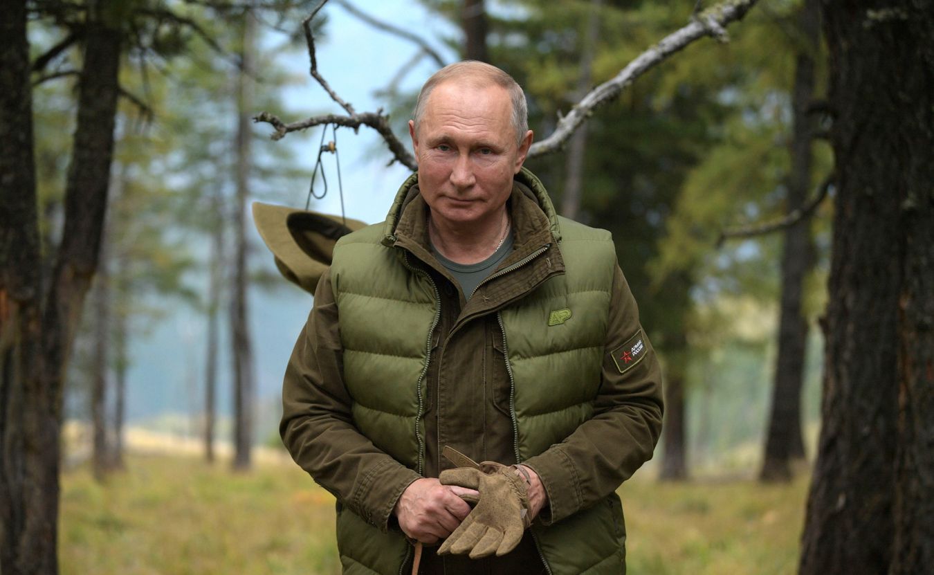 Władimir Putin na urlopie na Syberii