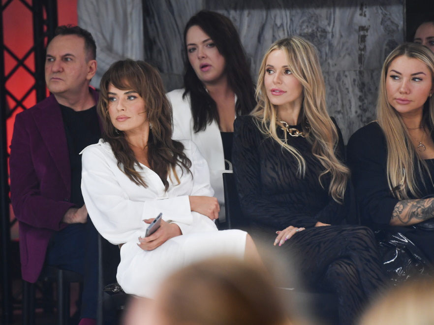 Natasza Urbańska i Dorota Rabczewska na imprezie Flesz Fashion Night...