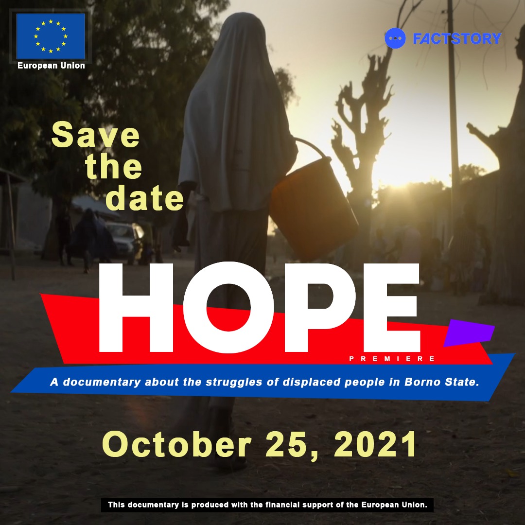 Documentary film, ‘HOPE’ set to premiere on Monday, October 25. 