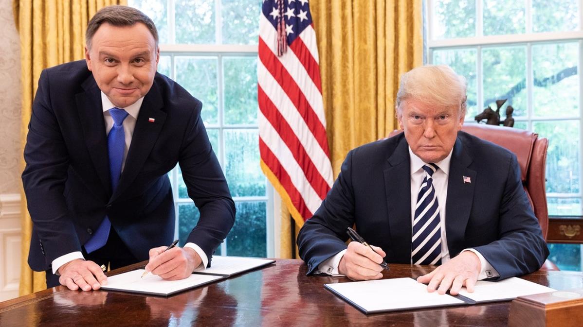 Andrzej Duda i Donald Trump 