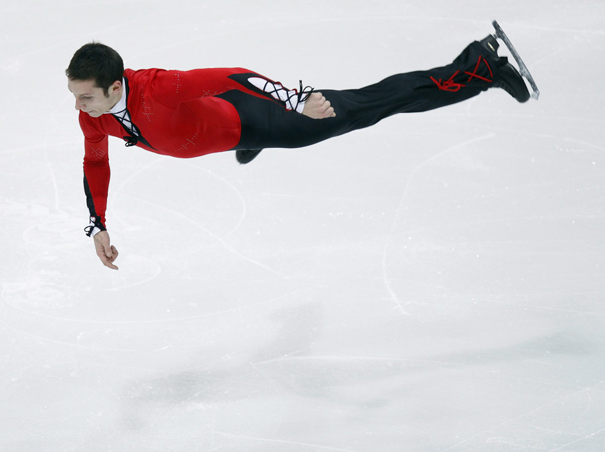 Zoltan Kelemen podczas ISU European Figure Skating Championships w Bernie, Szwajcaria