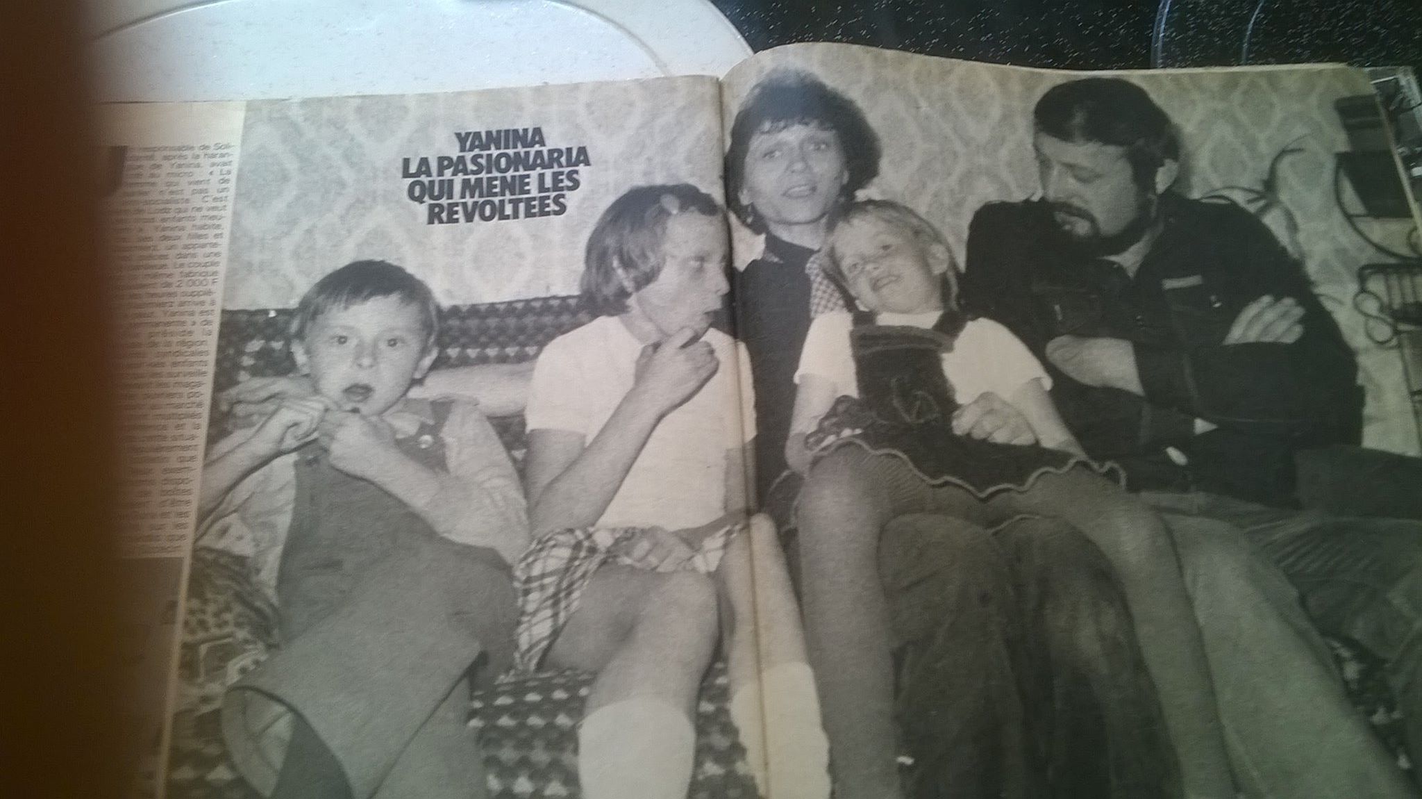 Janina z rodziną na zdjęciu we francuskim 