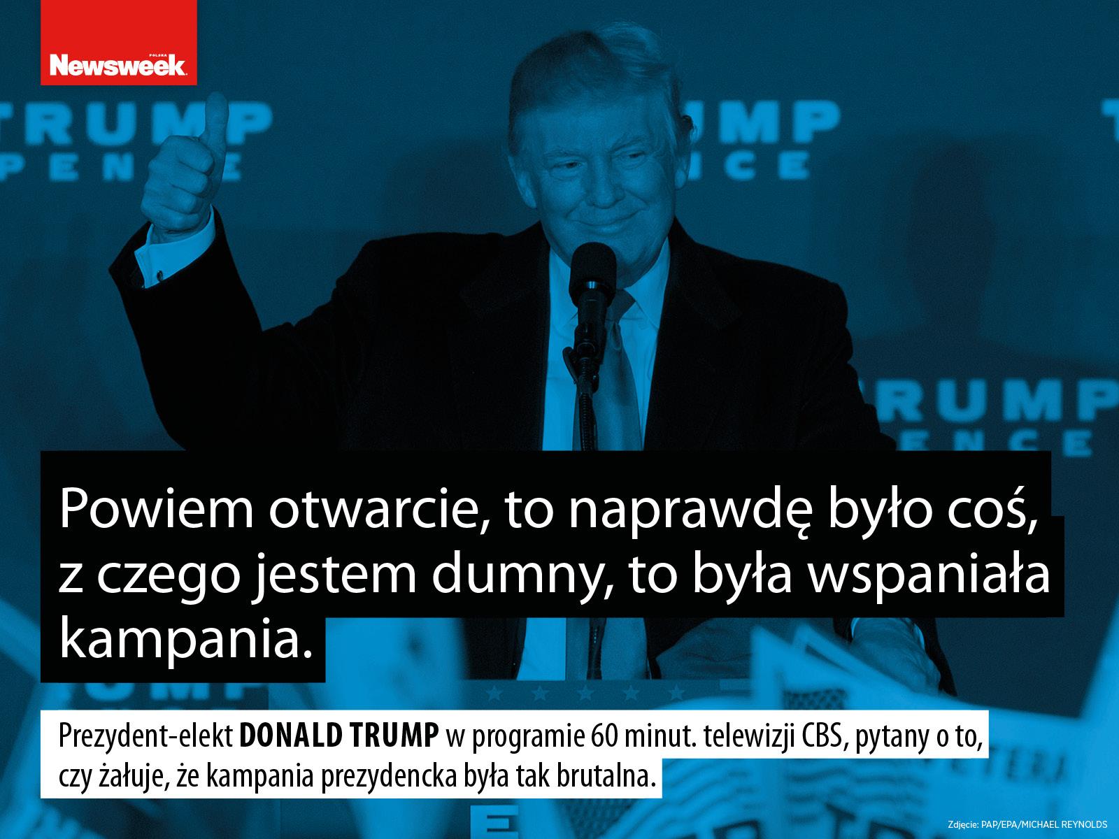 Donald Trump cytaty tygodnia