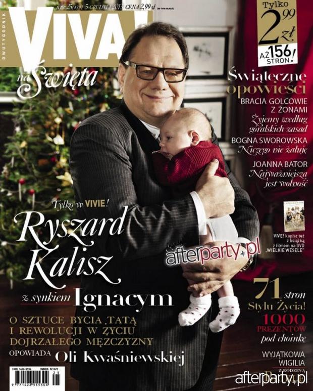 Ryszard Kalisz na okładce magazynu "Viva"