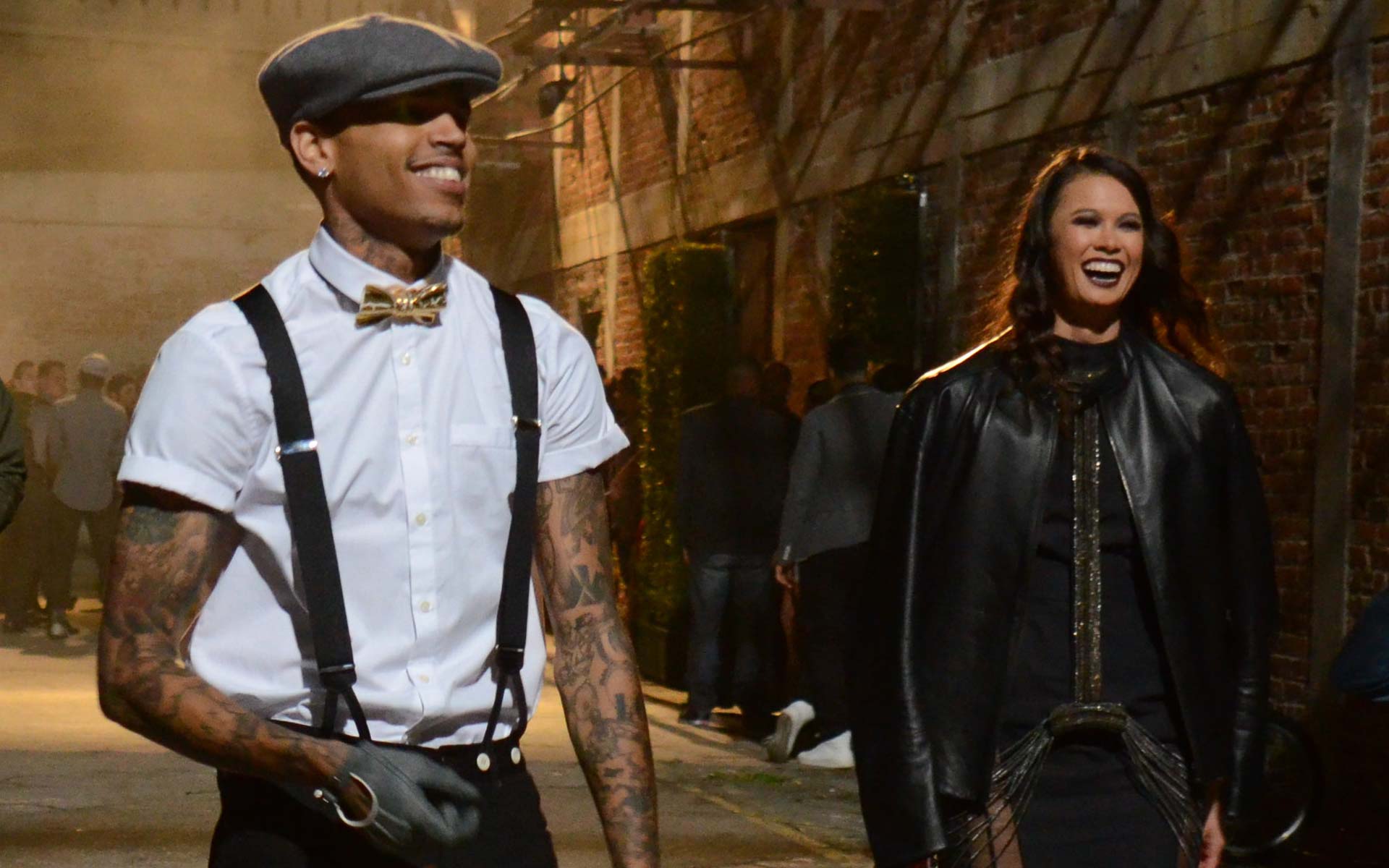 Chris Brown na planie