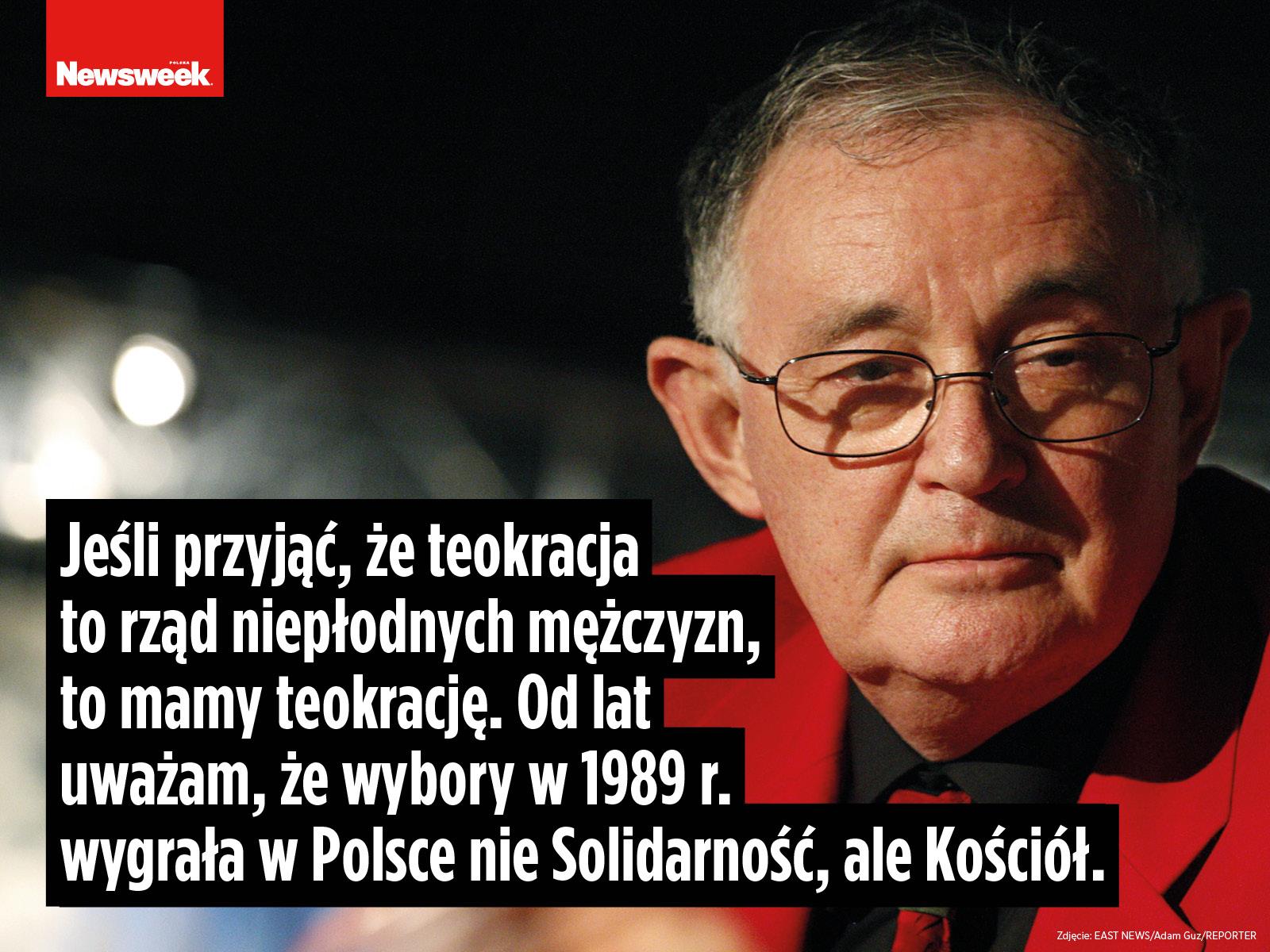 Prof. Wiktor Osiatyński dla „Newsweeka”