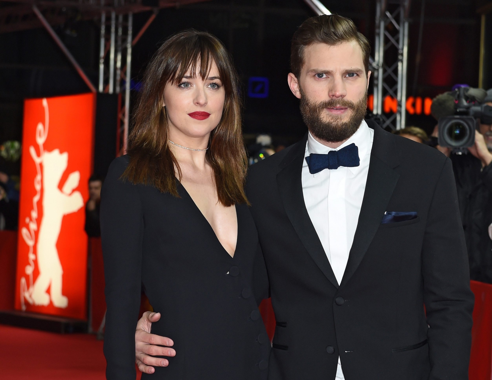 Dakota Johnson i Jamie Dornan na premierze