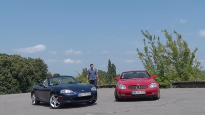 Mercedes SLK kontra Mazda MX-5 - stworzone by dawać radość z jazdy