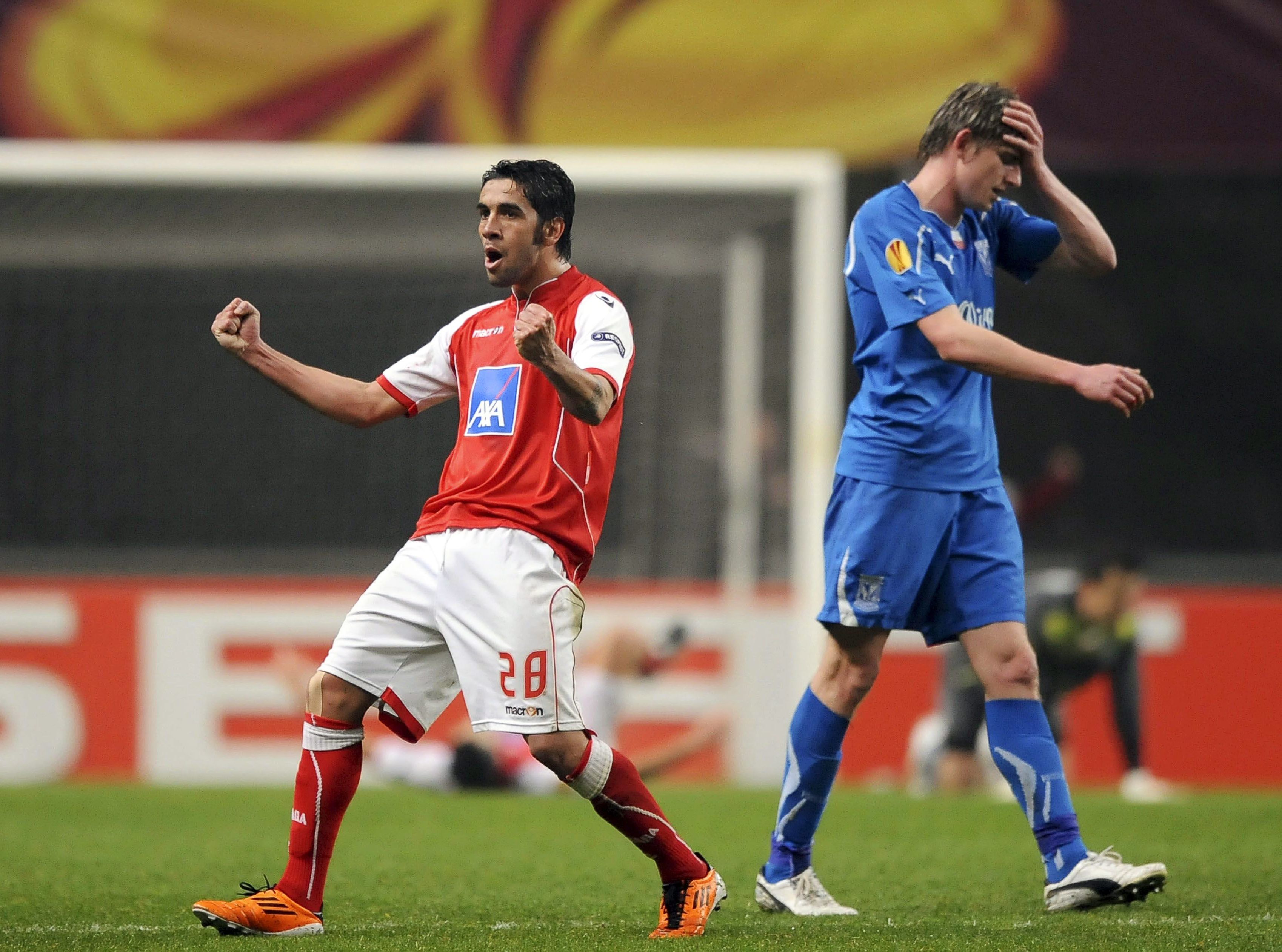 Euforia Silvio, zawodnika Sporting Braga
