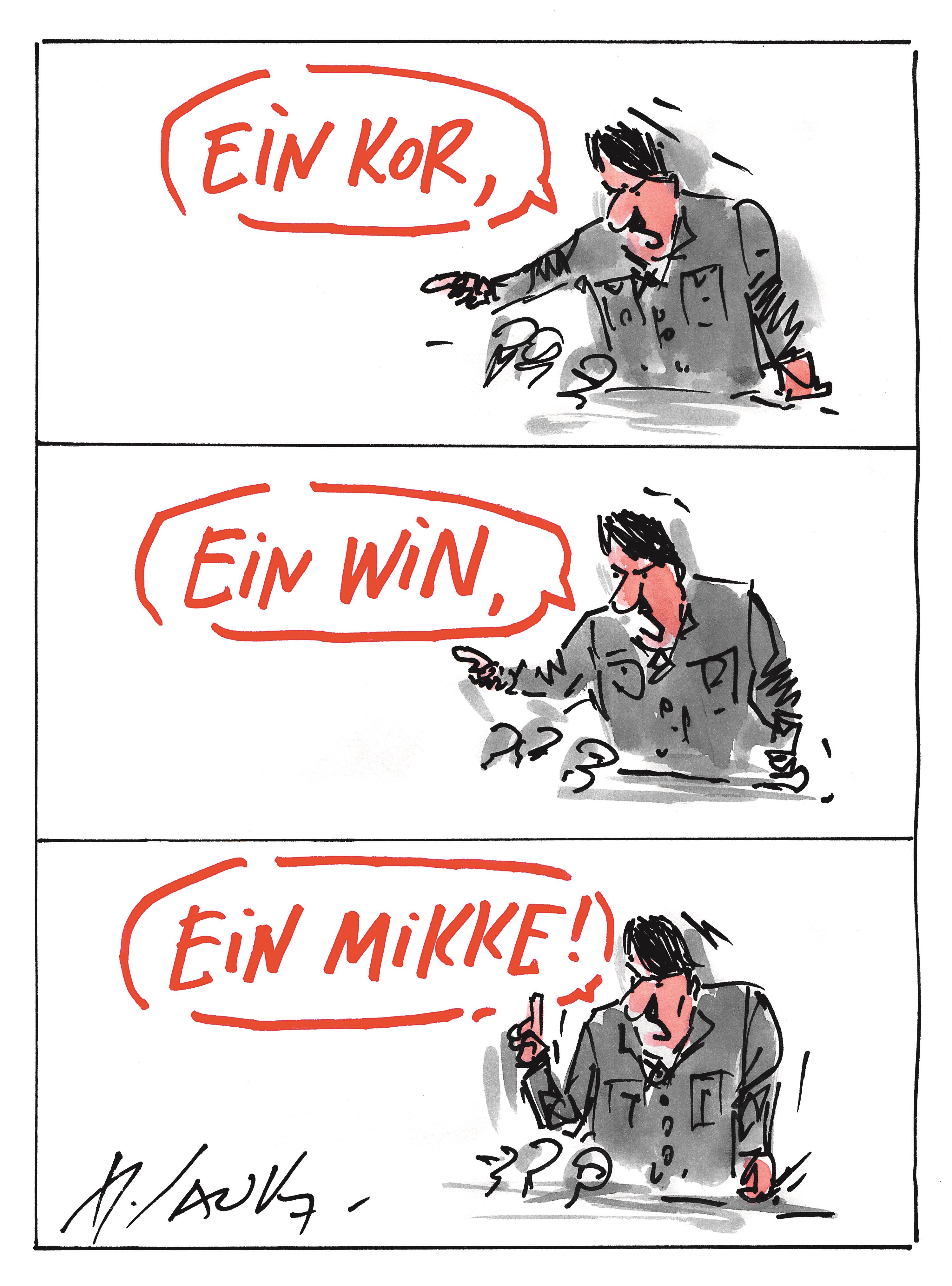 Hitler Korwin Mikke sawka