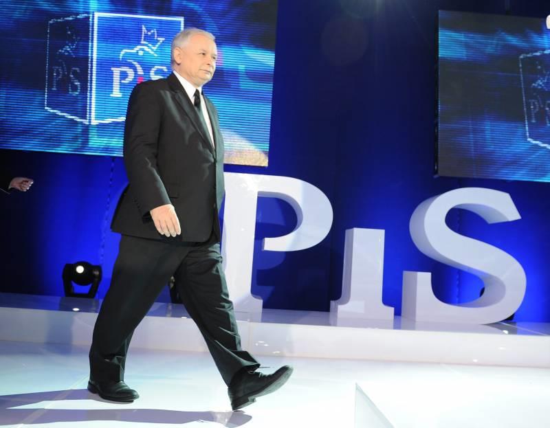 Konwencja PiS Kaczyński wejście 4