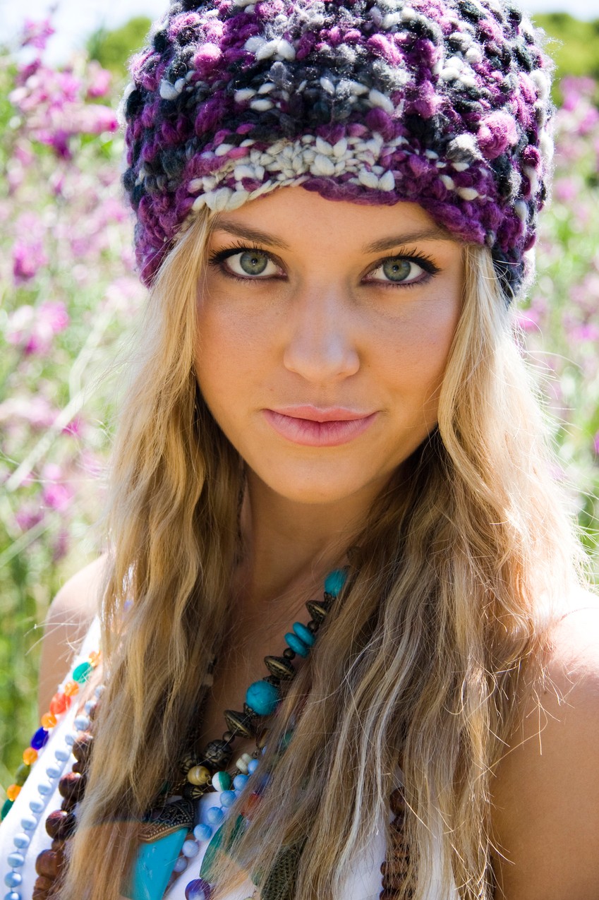 Fryzura w stylu hippie