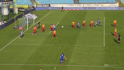 Wisła P. - Korona (1:0): Płocczanie w stylu Arki Gdynia. Gol Kante po wrzucie Recy z autu