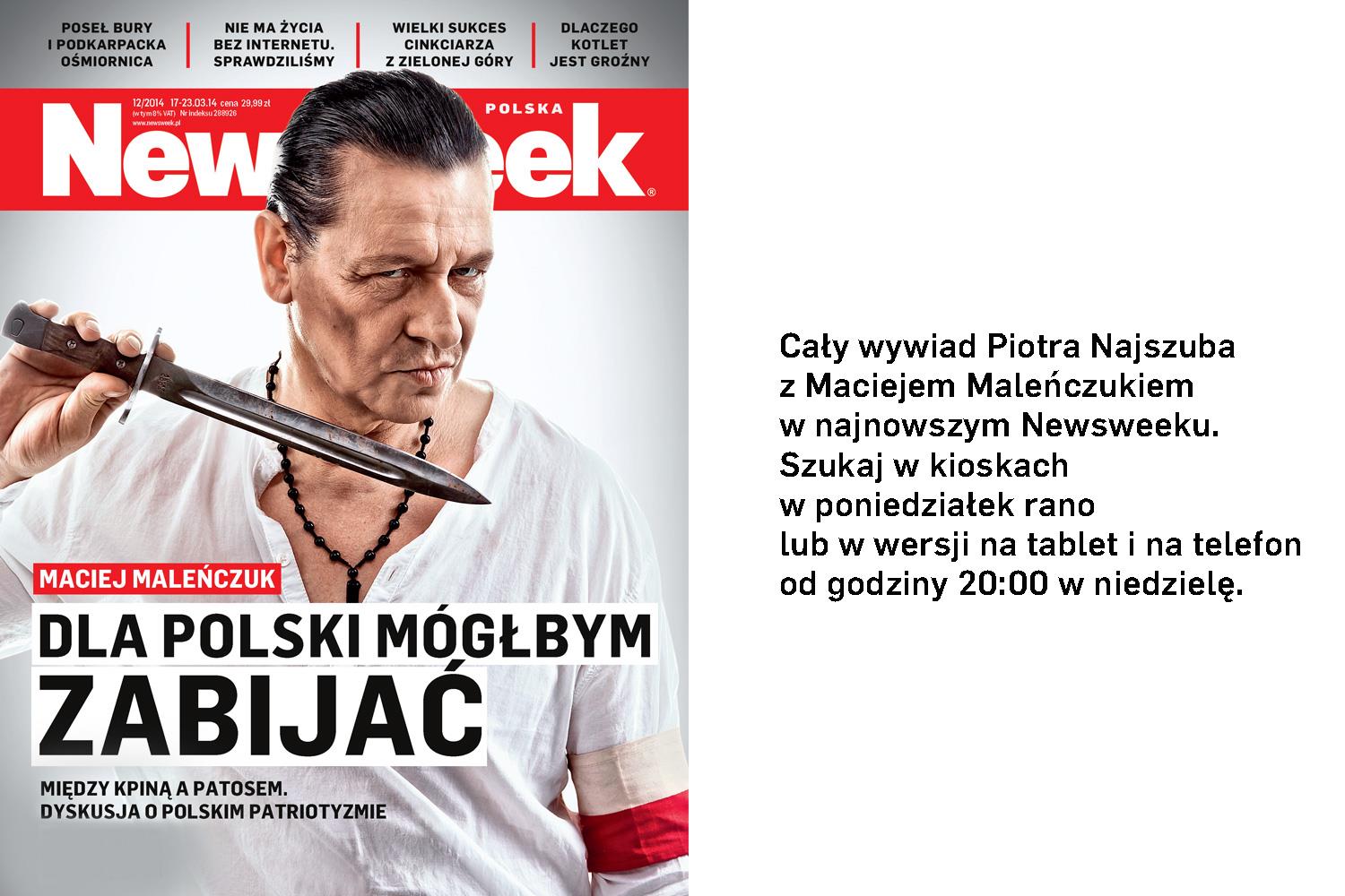 Maciej Maleńczuk dla Newsweeka 