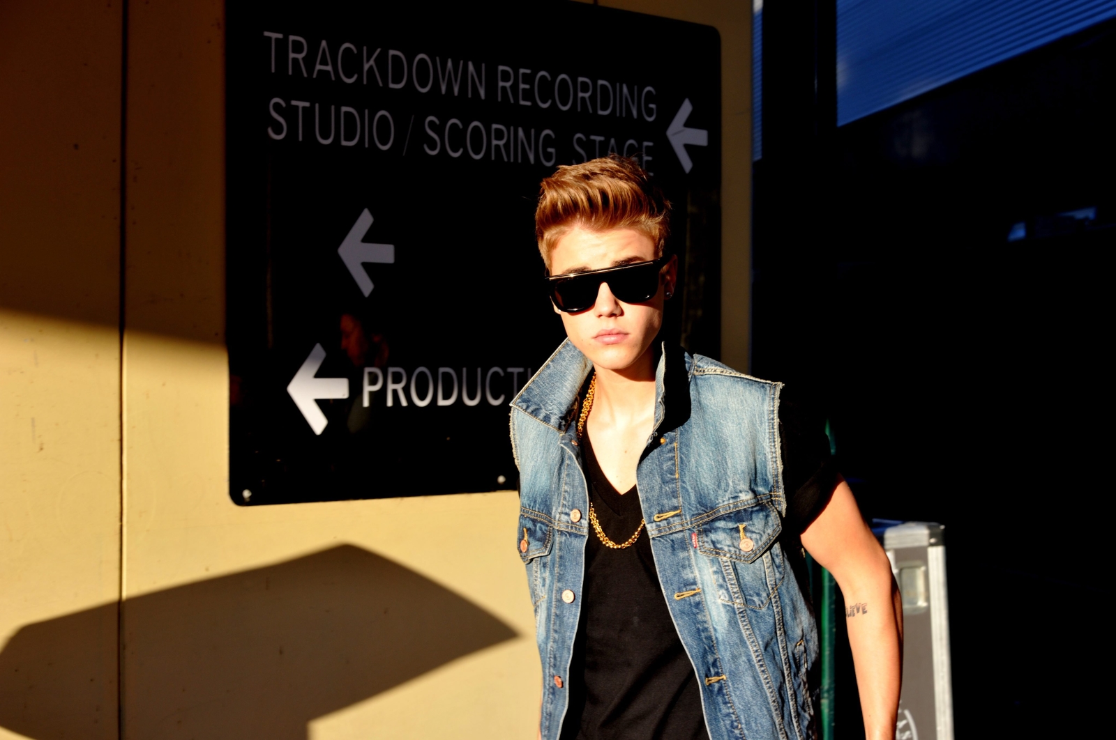 Justin Bieber na lotnisku w Melbourne