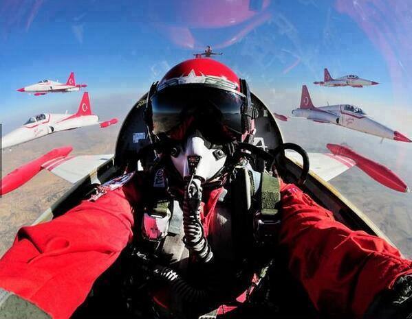 Selfie z odrzutowca