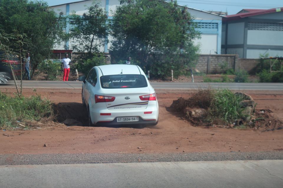 Danger on Accra-Tema motorway over illegal routes and U-turns created by recalcitrant drivers