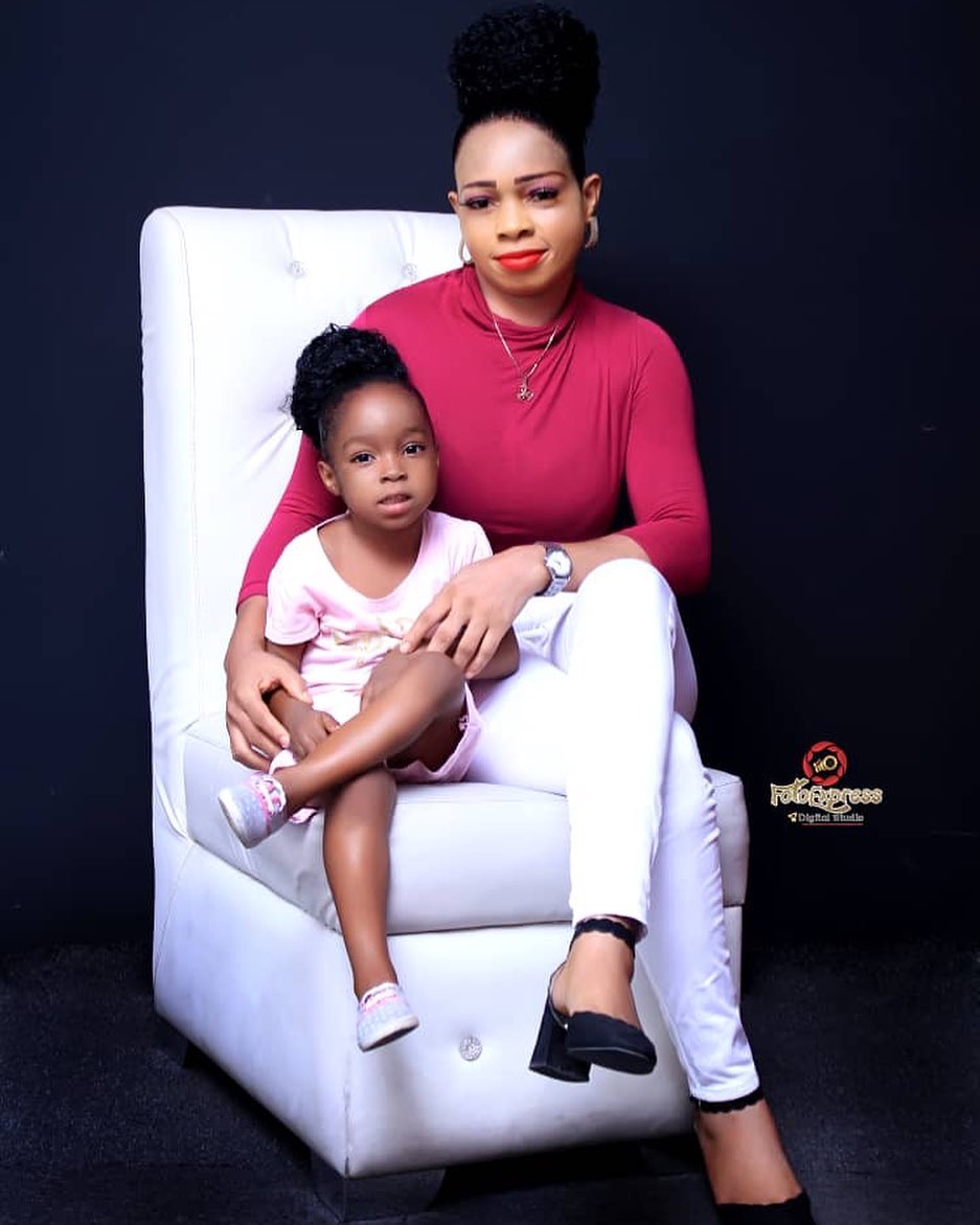 Ehimere claims Flaovur is the father of her daughter [Instagram/JulietOluchiEhimere]