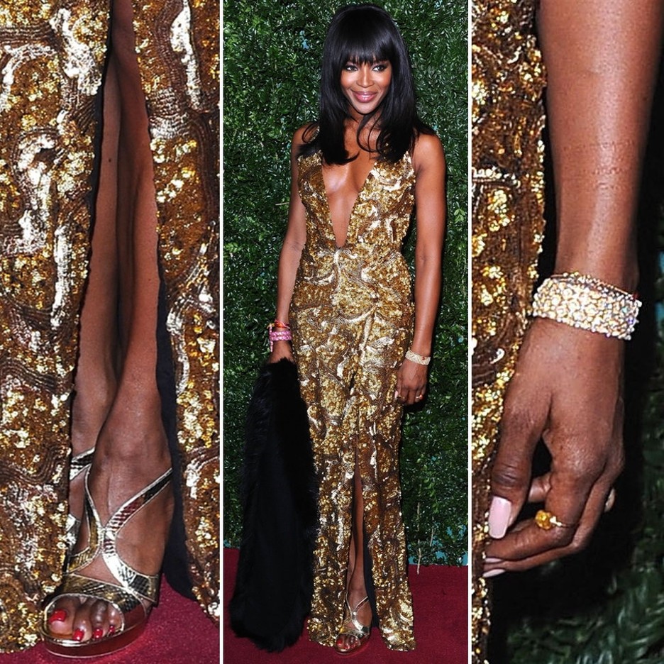 Best Look: Naomi Campbell w sukni Burberry / Getty Images