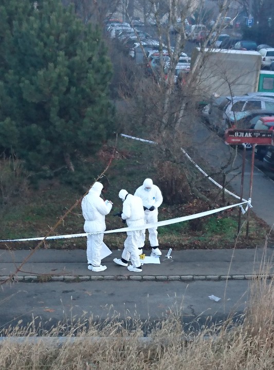 Órákon át helyszíneltek a rendőrök.