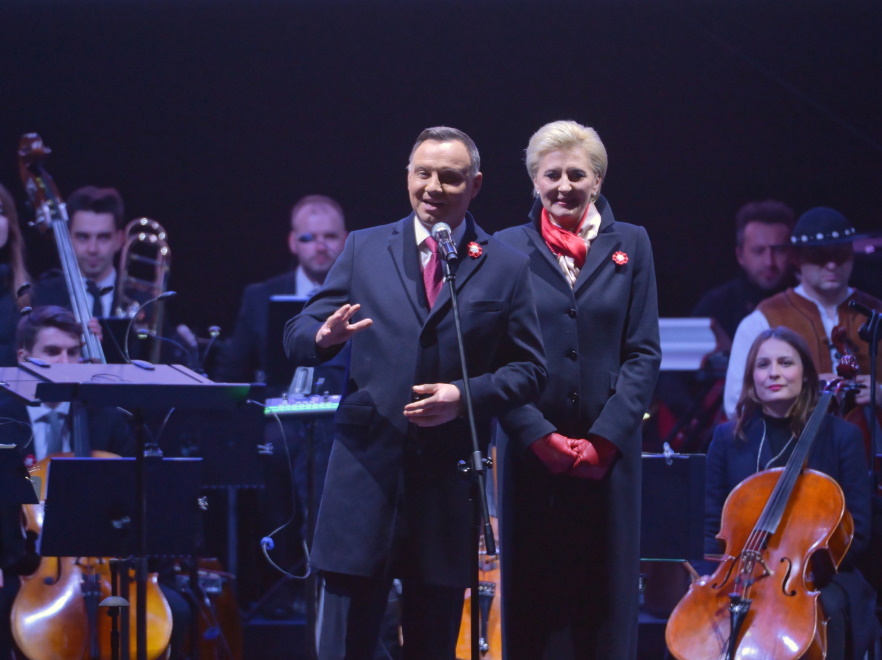 Andrzej Duda i Agata Kornhauser-Duda