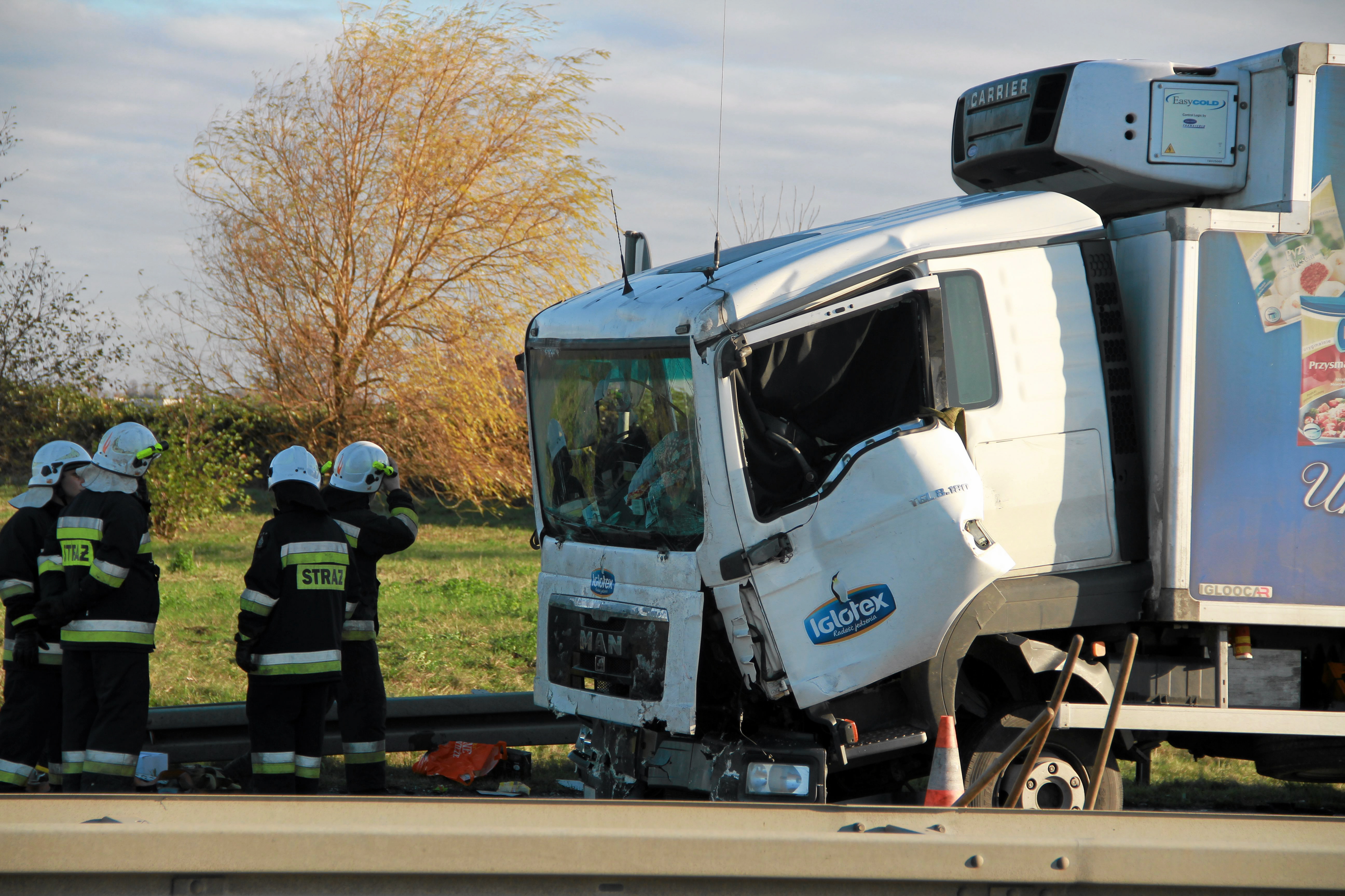 Karambol na autostradzie A4