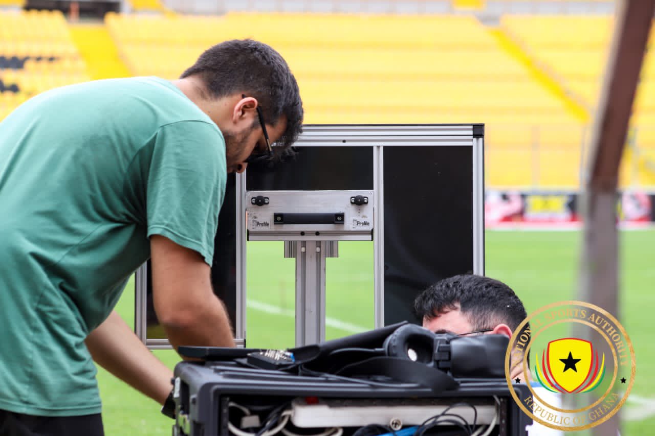 VAR installed at Baba Yara Stadium ahead of Ghana vs Nigeria game (Photos)