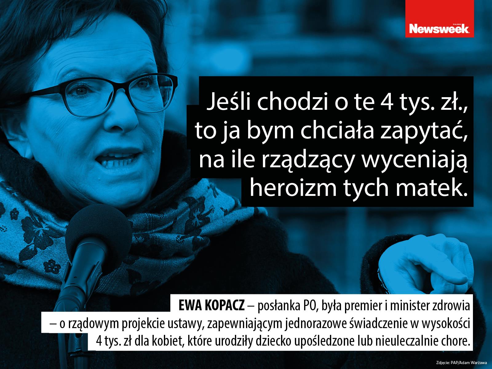 Ewa Kopacz  cytaty tygodnia