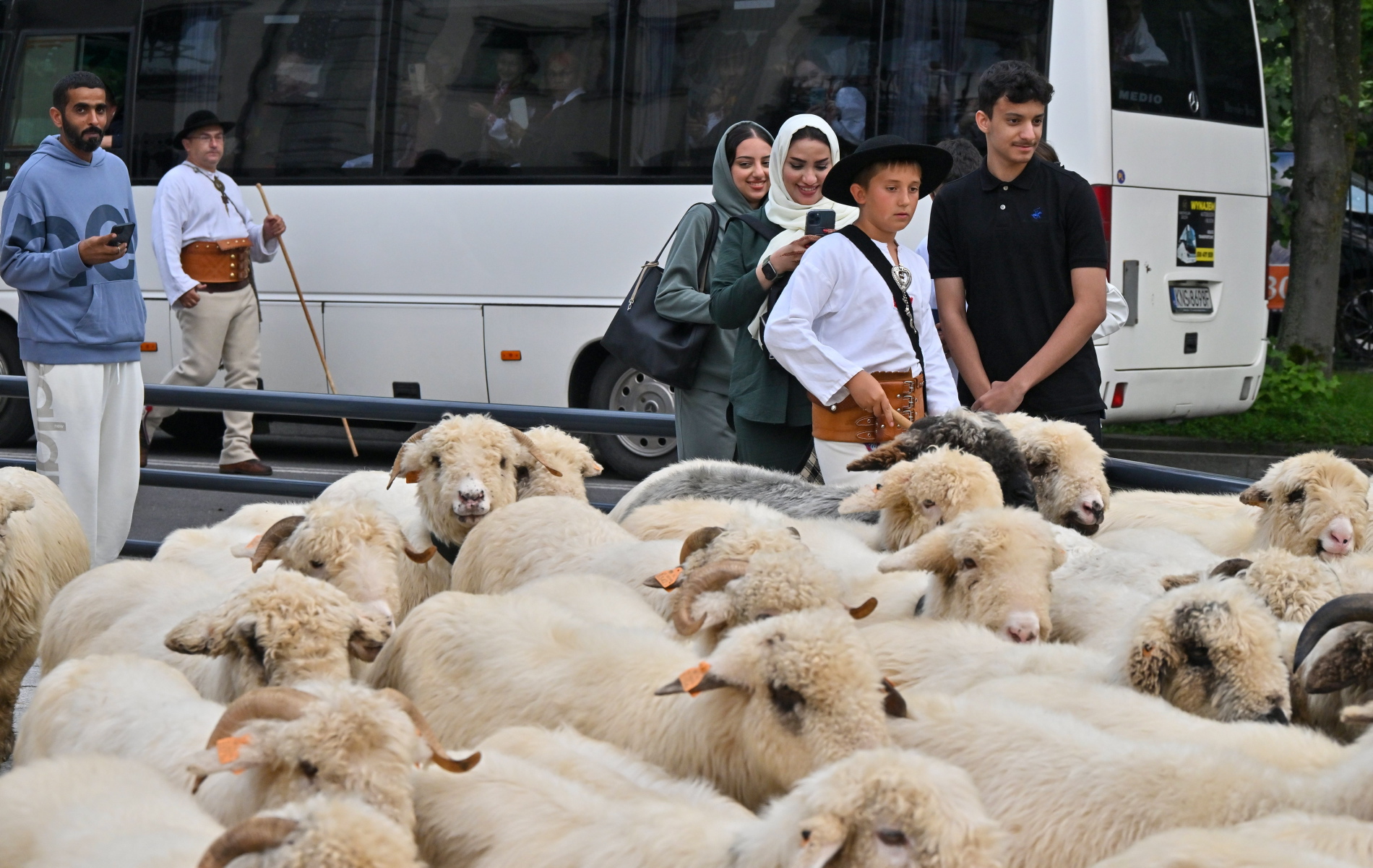 Arabskich gości pasjonuje życie codzienne Zakopanego: lubią odwiedzać bacówki, przyglądać się wypasaniu owiec i robieniu serów