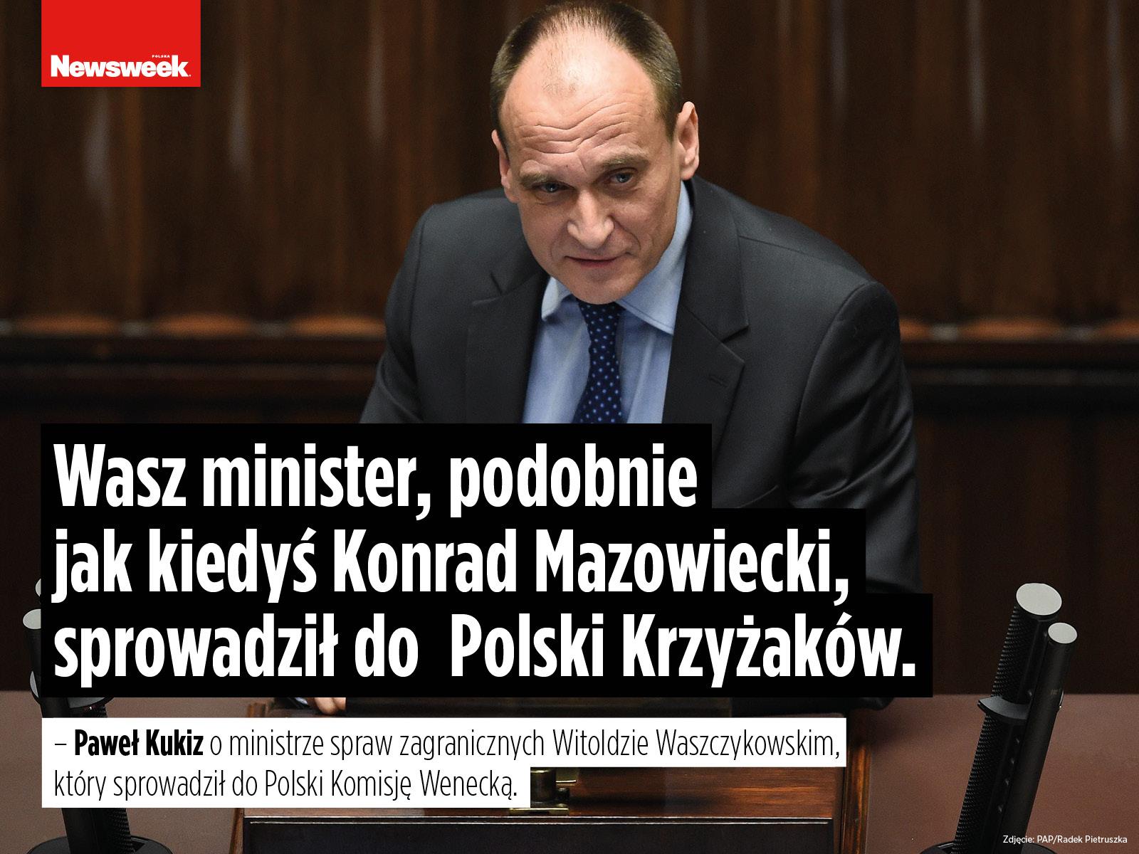 Paweł Kukiz Ruch Kukiz'15 polityka Sejm