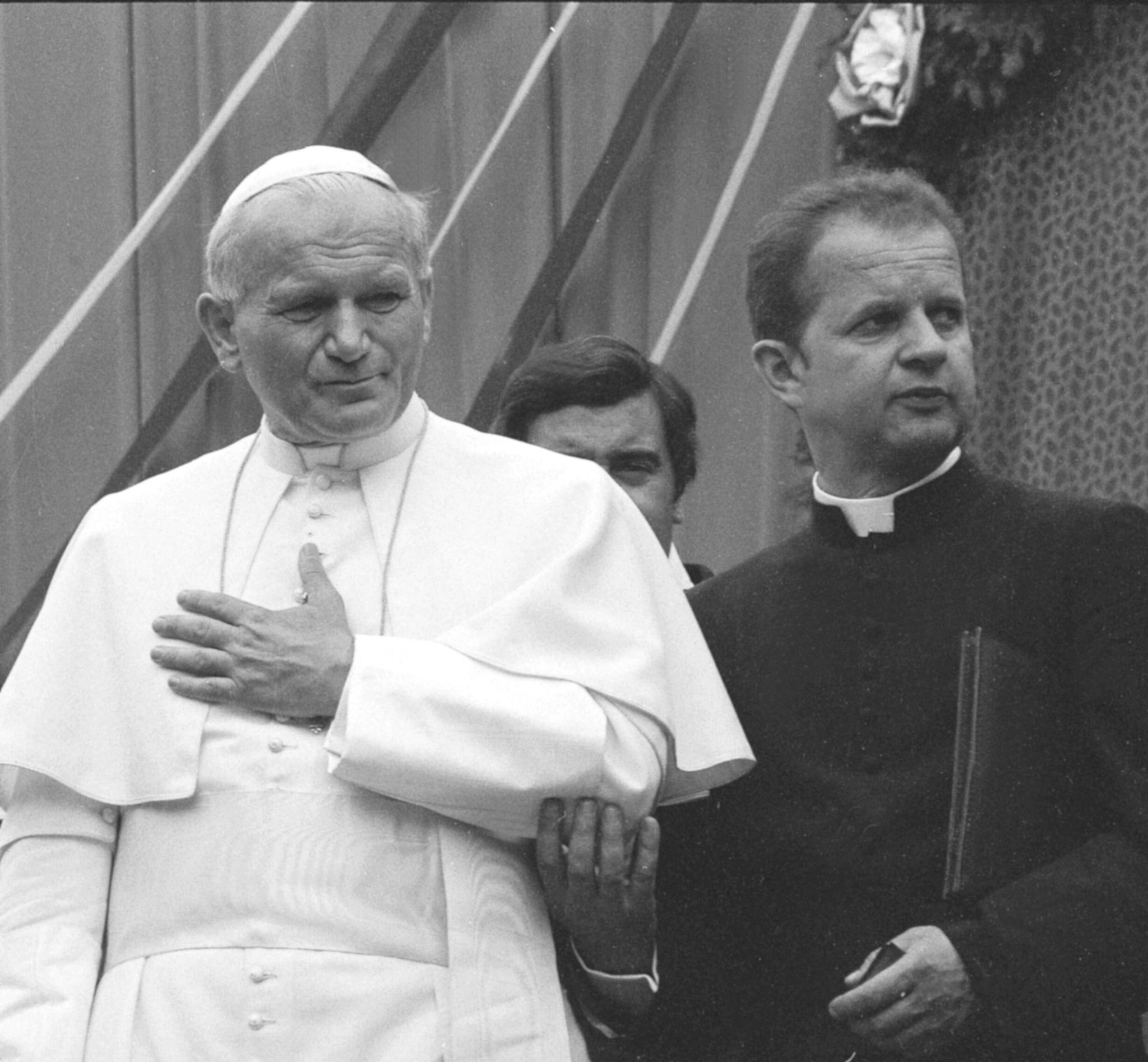 Jan Paweł II i Stanisław Dziwisz, Kalwaria Zebrzydowska, 7 czerwca 1979 r.