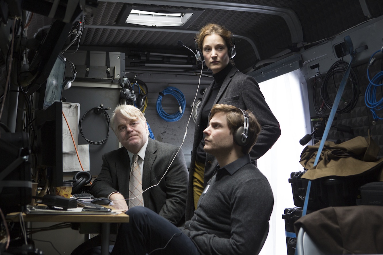 Seymour Hoffman, Nina Hoss i Daniel Brühl w filmie