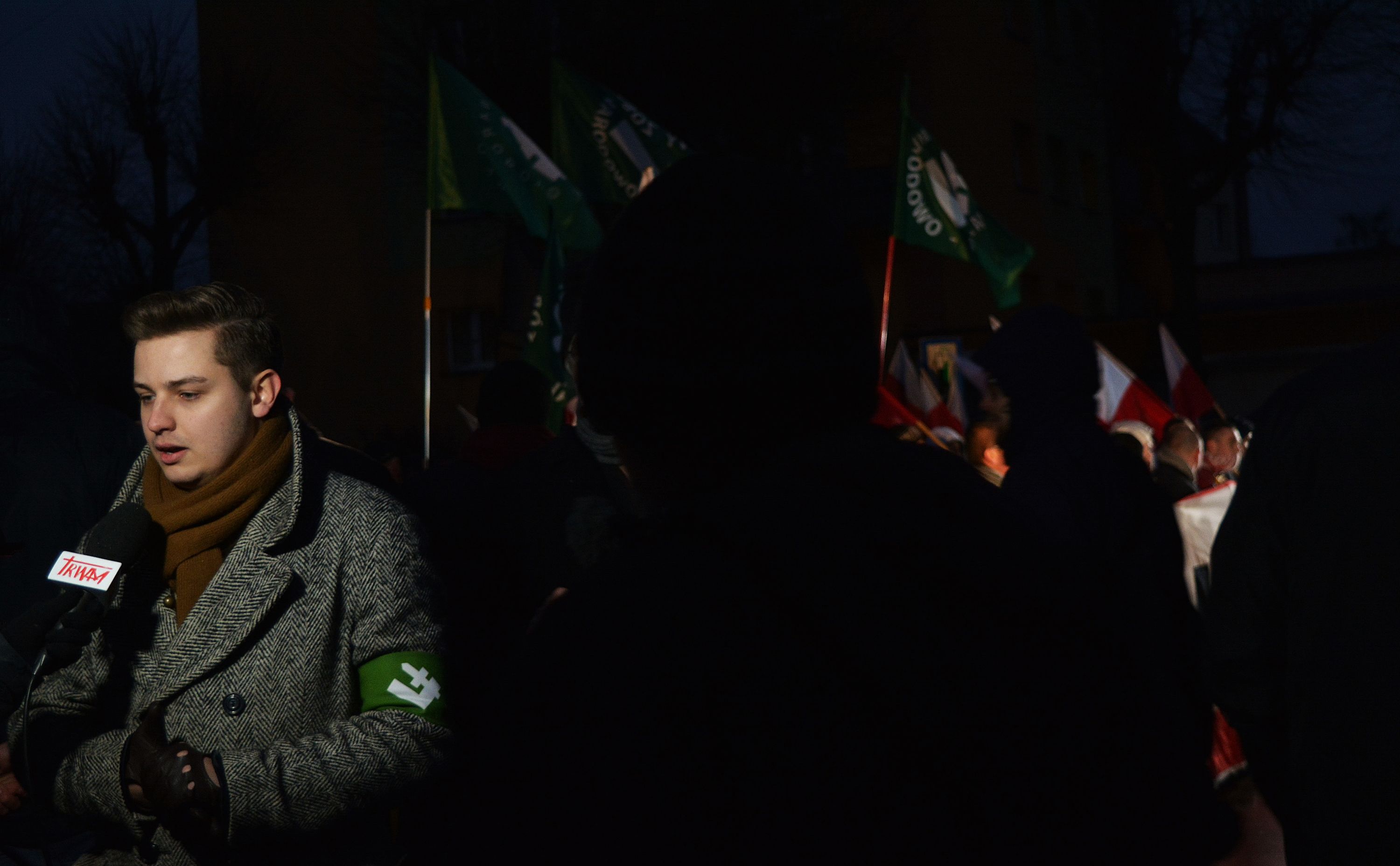 Podczas II Marszu Żołnierzy Wyklętych trwała także kontrmanifestacja, której pomysłodawcą byli Obywatele RP i działacze Antify.