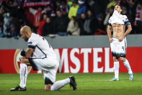 Tuga crno-belih posle eliminacije iz Lige Evrope
