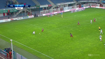 Piast - Lechia (1:1): Rajd Vassiljeva przez pół boiska i kiepski strzał. Nie tak Estończyk powinein wykończyć akcję