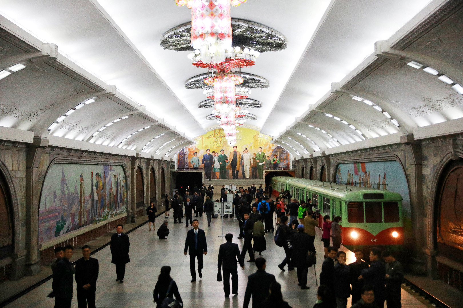 Metro w Pjongjangu