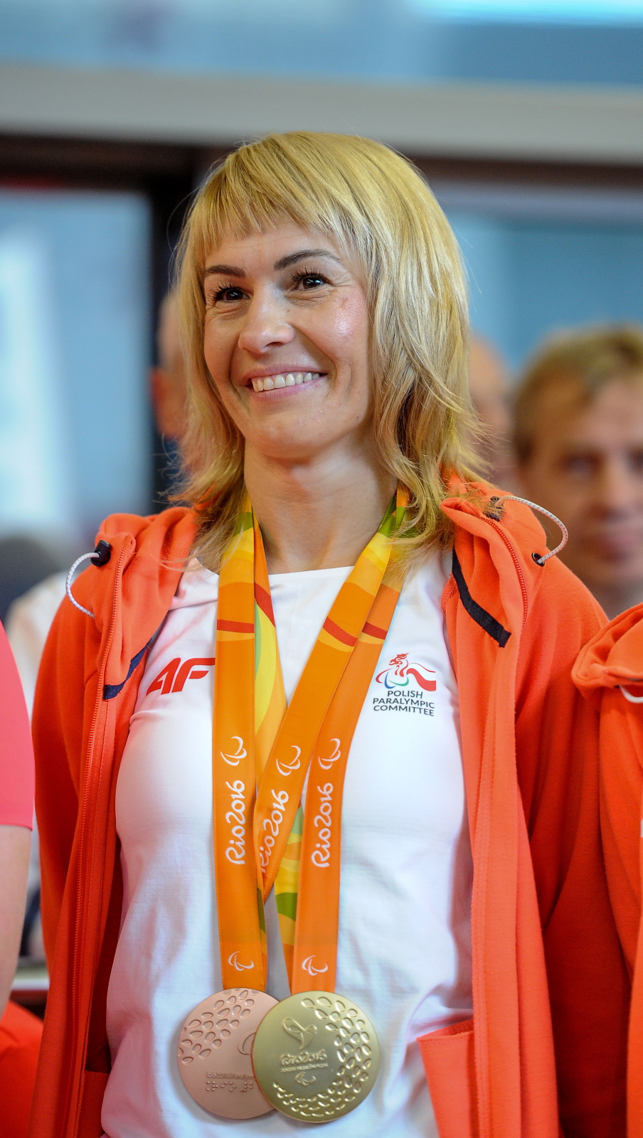 Złota medalistka w biegu na 1500 m i brązowa na 400 m Barbara Niewiedział