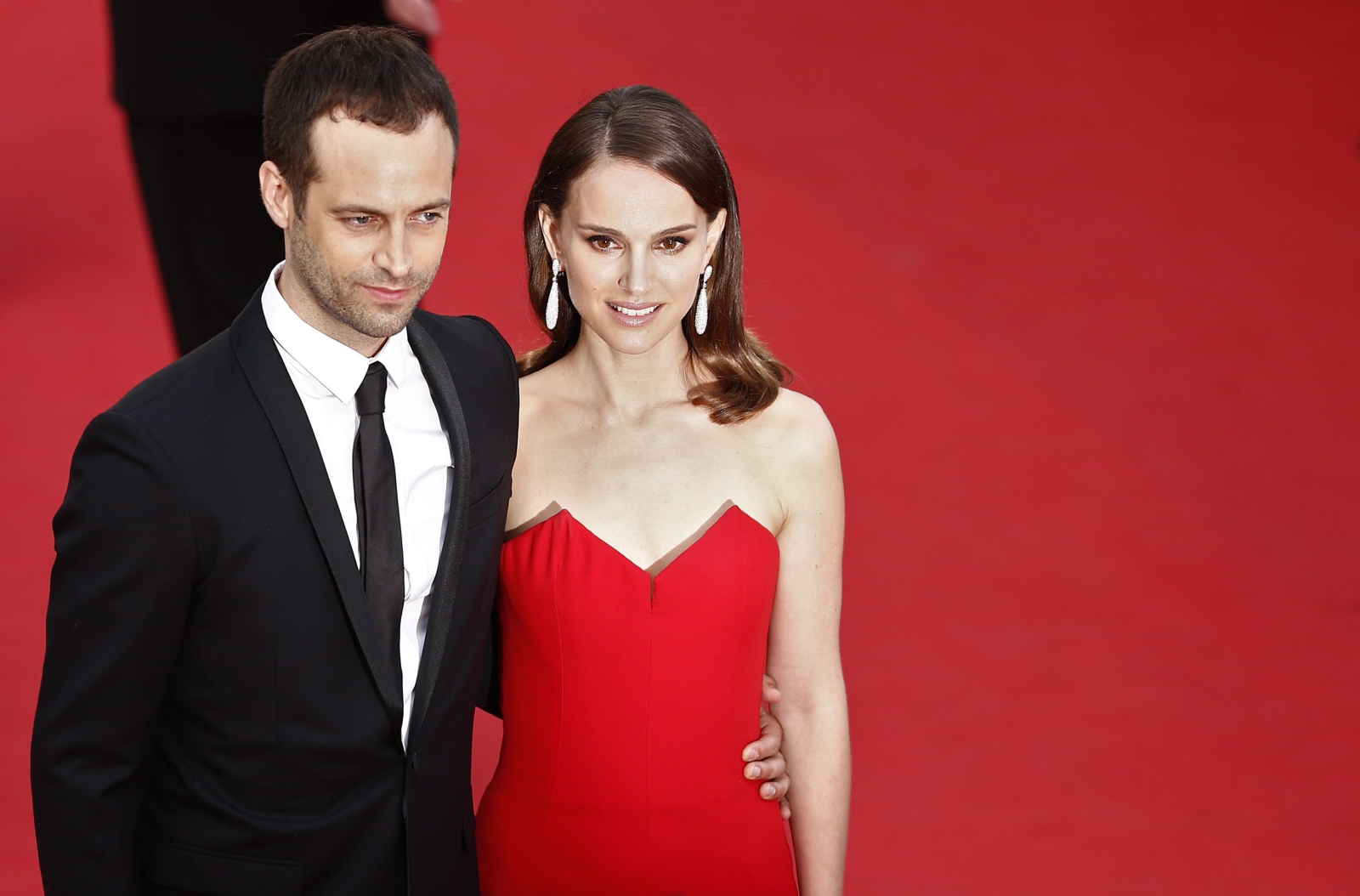 Natalie Portman i Benjamin Millepied na festiwalu filmowym w Cannes